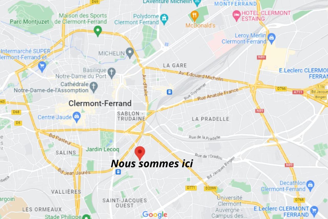 ⟬Cosy Blum 63⟭ Charmant Et Accueillant ⁕Mansarde⁕ Clermont-Ferrand Dış mekan fotoğraf